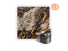 Набор элементов «Чемпион» для 2D-стиля «Грозовой тигр»