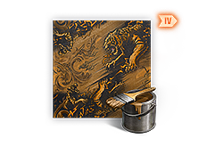 Набор элементов «Золото» для 2D-стиля «Грозовой тигр»